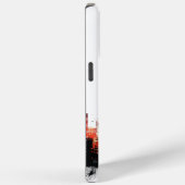 ブラック&レッドモダンアーバン Case-Mate iPhoneケース (裏面 / 右)