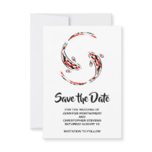 ブラック&レッド日本のコイフィッシュペア