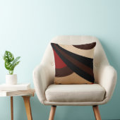 ブラック、レッド、ベージュ、ブラウンモダンデザイン クッション (椅子)