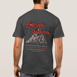 ブラック&レッド モダン Tシャツ