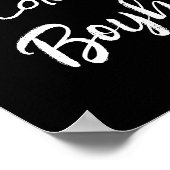 ブラック ロング ライブ ボーイフッド 壁画 ポスター (角)