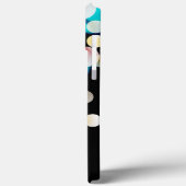 ブラック《写真》ぼけ味パーソナライズされたモノグラムIphone Case-Mate iPhoneケース (裏面 / 左)