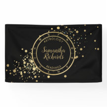 ブラック〔占星術の〕十二宮図星占い金ゴールド星