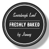 ブラック |新し焼いたい ラウンドシール