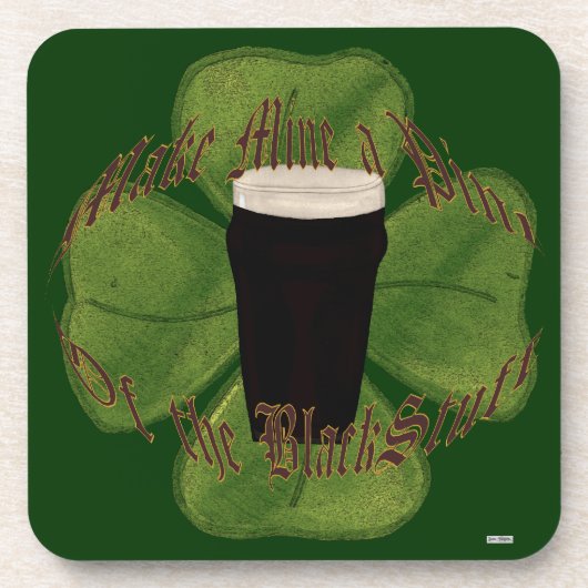 ブラック・物 コースター (正面)