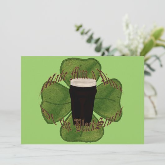 ブラック・物 招待状 (スタンド正面)