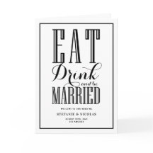 ブラック 結婚式 Eat Drink and Be Married