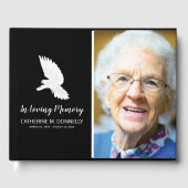 ブラック・葬式のお悔やみ | 写真の記憶 ゲストブック (正面)