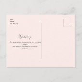 ブラック&赤面B/W写真ポストカードの保存 ポストカード (裏面)