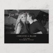 ブラック&赤面B/W写真ポストカードの保存 ポストカード (正面)