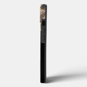 ブラック&金ゴールドアゲエデモノグラム Case-Mate iPhoneケース (裏面 / 左)