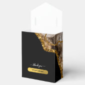 ブラック&金ゴールドアゲートゲードグリッターサンキュー フェイバーボックス (オープン)