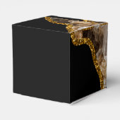 ブラック&金ゴールドアゲートゲードグリッター結婚ズ フェイバーボックス (裏面サイド)