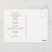 ブラック&金ゴールドアラビアンキンセニェラ写真はがき ポストカード (裏面)