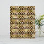 ブラック&金ゴールドアールデコスクラップブック紙シート (スタンド正面)