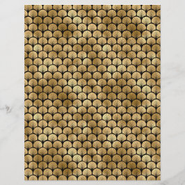 ブラック&金ゴールドアールデコスクラップブック紙シート