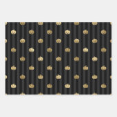 ブラック&金ゴールドウィッチ、モーン&カボキンハロウィーン ラッピングペーパーシート (正面)