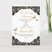 ブラック&金ゴールドキンセアニェラティアラ蝶プログラム プログラム (裏面)