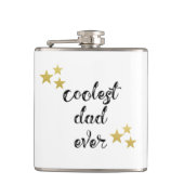 ブラック&金ゴールドクールパパエバーフラスコ フラスク (正面)