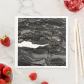 ブラック&金ゴールドグリッターアゲート (インサイチュ)