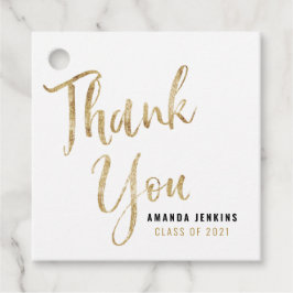 ブラック&金ゴールドグリッタークラス2021メッセージカード フェイバータグ