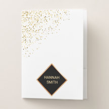 ブラック&金ゴールドグリッターグリッター美しいサロン