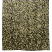 ブラック&金ゴールドグリッタースパークル シャワーカーテン (正面)