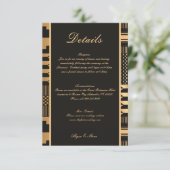 ブラック&金ゴールドケンテ エンクロージャーカード (スタンド正面)