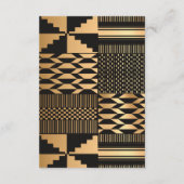 ブラック&金ゴールドケンテ エンクロージャーカード (裏面)