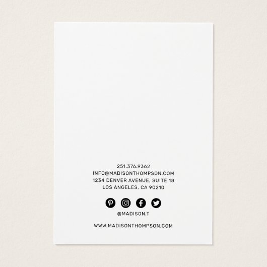 ブラック&金ゴールドゲートスタッドイヤリングディスプレイ (裏面)