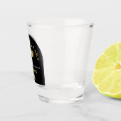 ブラック&金ゴールドゴールデンイヤーズ65thバースデーパーティー ショットグラス (右)