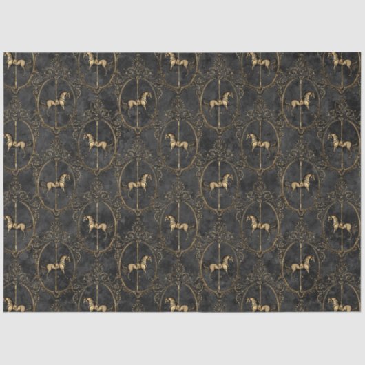 ブラック&金ゴールドサーカスシリーズデザイン11 薄葉紙 (正面)