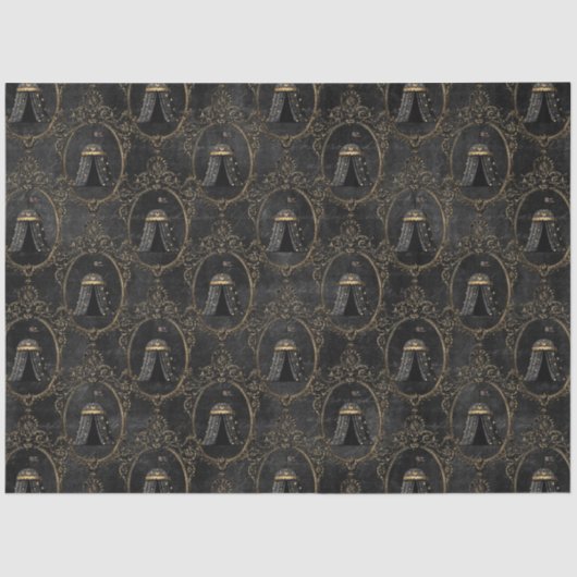 ブラック&金ゴールドサーカスシリーズデザイン12 薄葉紙 (正面)