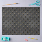 ブラック&金ゴールドサーカスシリーズデザイン1 薄葉紙 (クラフト)