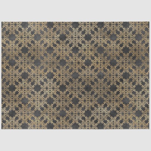 ブラック&金ゴールドサーカスシリーズデザイン9 薄葉紙 (正面)