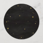 ブラック/金ゴールドスキャッタスタースクエア/ラウンドハロウィン メニュー (裏面)