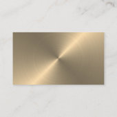 ブラック&金ゴールドスタイリッシュスクリプト「応援」ドリンクチケット エンクロージャーカード (裏面)