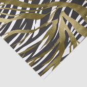 ブラック&金ゴールドゼブラプリントサファリシックグラマー 薄葉紙 (詳細)