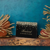 ブラック&金ゴールドダイヤモンドジュエリー フォトプラーク (側面)