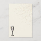 ブラック&金ゴールドニューイヤーイブQR詳細 エンクロージャーカード (裏面)