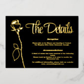 ブラック&金ゴールドバラバッド詳細カード 箔シーズンカード (正面)