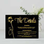 ブラック&金ゴールドバラバッド詳細カード 箔シーズンカード (立ち正面)