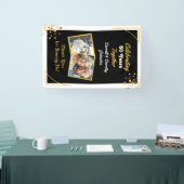 ブラック&金ゴールドバルーン50周年記念 横断幕 (トレードショー)