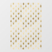 ブラック&金ゴールドファンタジードラゴンパタアーガイルーン ウィンドウサイン (シート)