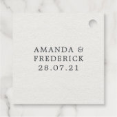 ブラック&金ゴールドポーションボトルモノグラム フェイバータグ (裏面)