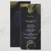 ブラック&金ゴールドマーブルプログラム プログラム (正面/裏面)