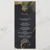 ブラック&金ゴールドマーブルプログラム プログラム (正面)