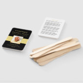 ブラック&金ゴールドメモリアルファン ハンドファン (組立なし)