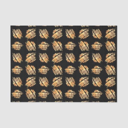 ブラック&金ゴールドモダングラム 薄葉紙 (正面)