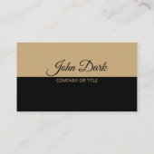 ブラック&金ゴールドラグジュアリー実在エステートブローカー 名刺 (裏面)